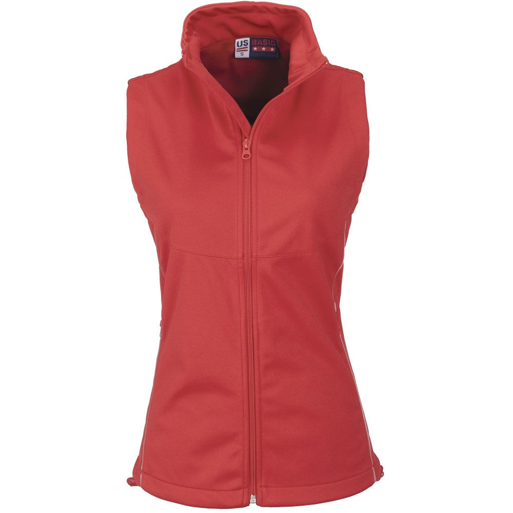 Ladies Cromwell Softshell Bodywarmer - Red - RED