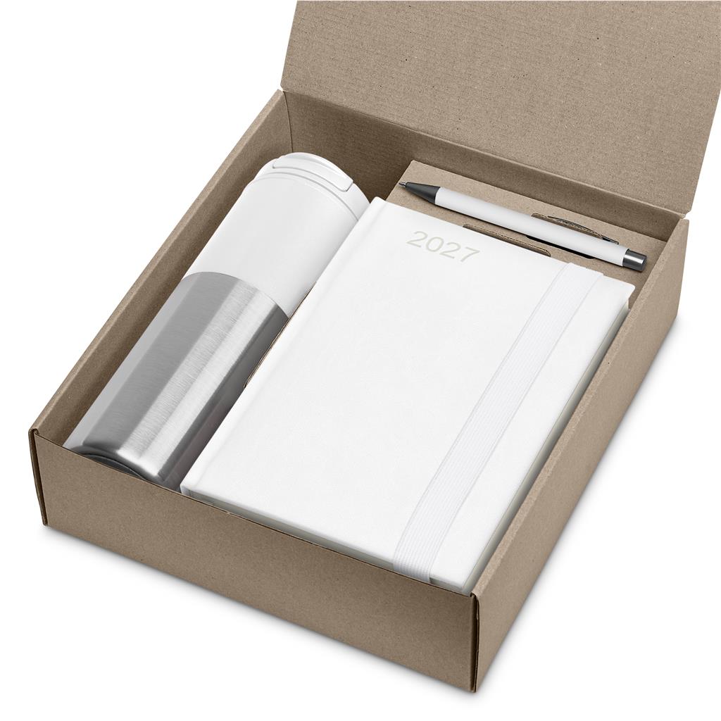 Altitude Tropism 2027 Diary Gift Set - SOLID WHITE