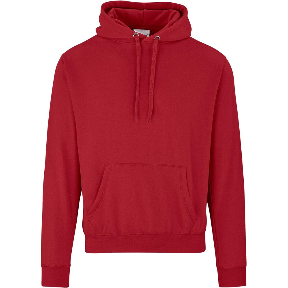 Mens Essential Hooded Sweater - RED
