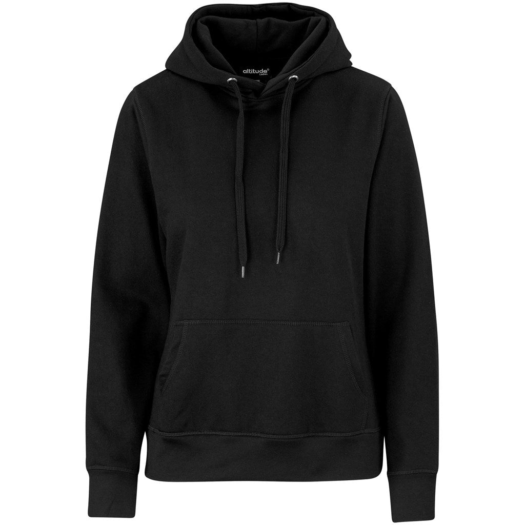 Ladies Essential Hooded Sweater - BLACK