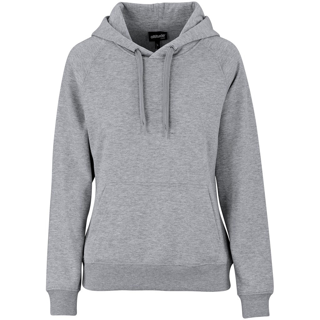 Ladies Harvard Heavyweight Hooded Sweater - GREY