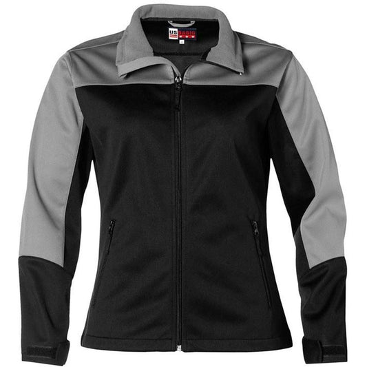 Ladies Attica Softshell Jacket - Black - BLACK