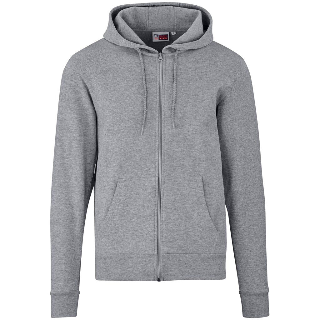 Mens Bravo Hooded Sweater - Grey - GREY