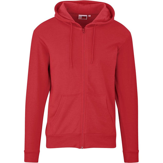 Mens Bravo Hooded Sweater - Red - RED