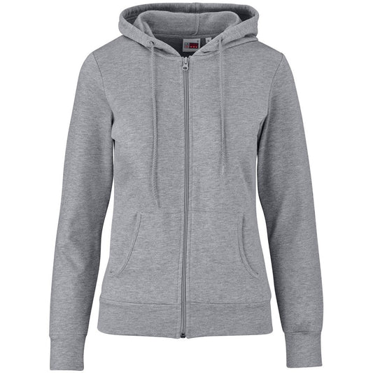 Ladies Bravo Hooded Sweater - Grey - GREY