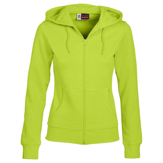 Ladies Bravo Hooded Sweater - Lime - LIME