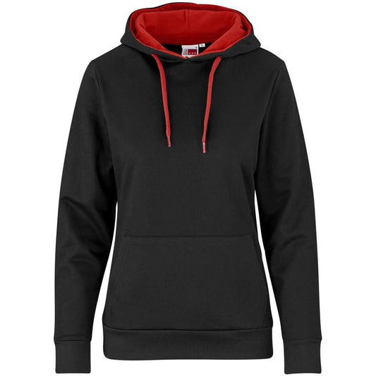 Ladies Solo Hooded Sweater - Red - RED