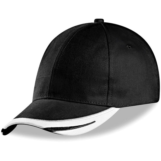 Bronx Cap - 6 Panel - BLACK