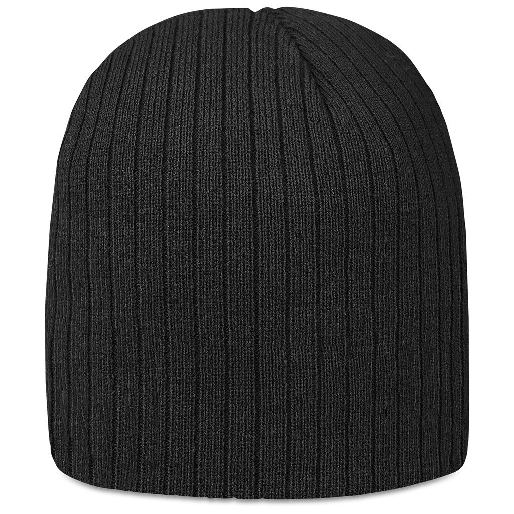 Nebraska Acrylic Beanie - BLACK