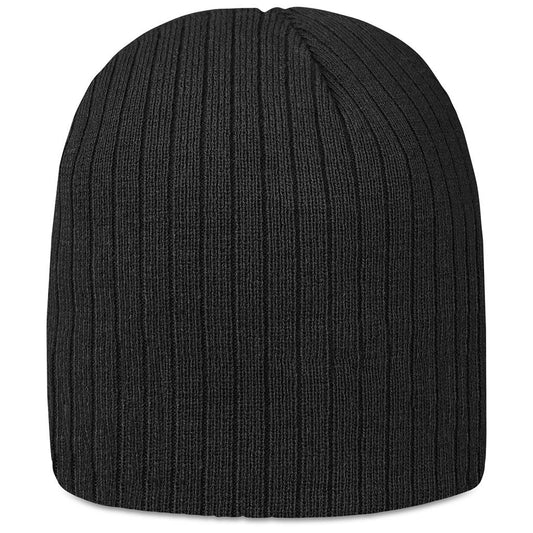 Nebraska Acrylic Beanie - BLACK