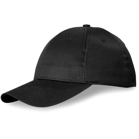Detroit Cap - 6 Panel - BLACK