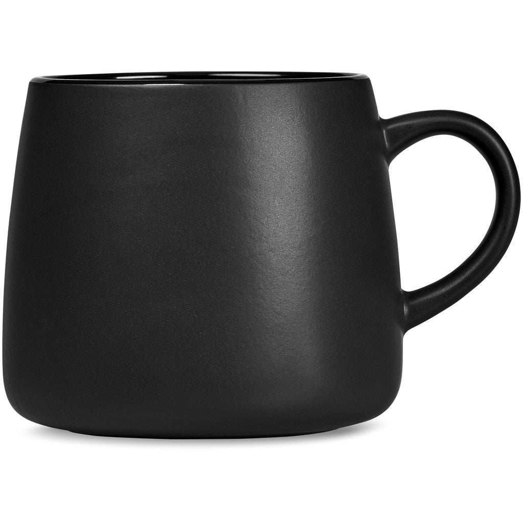 Serendipio Camden Ceramic Coffee Mug - 400ml - BLACK