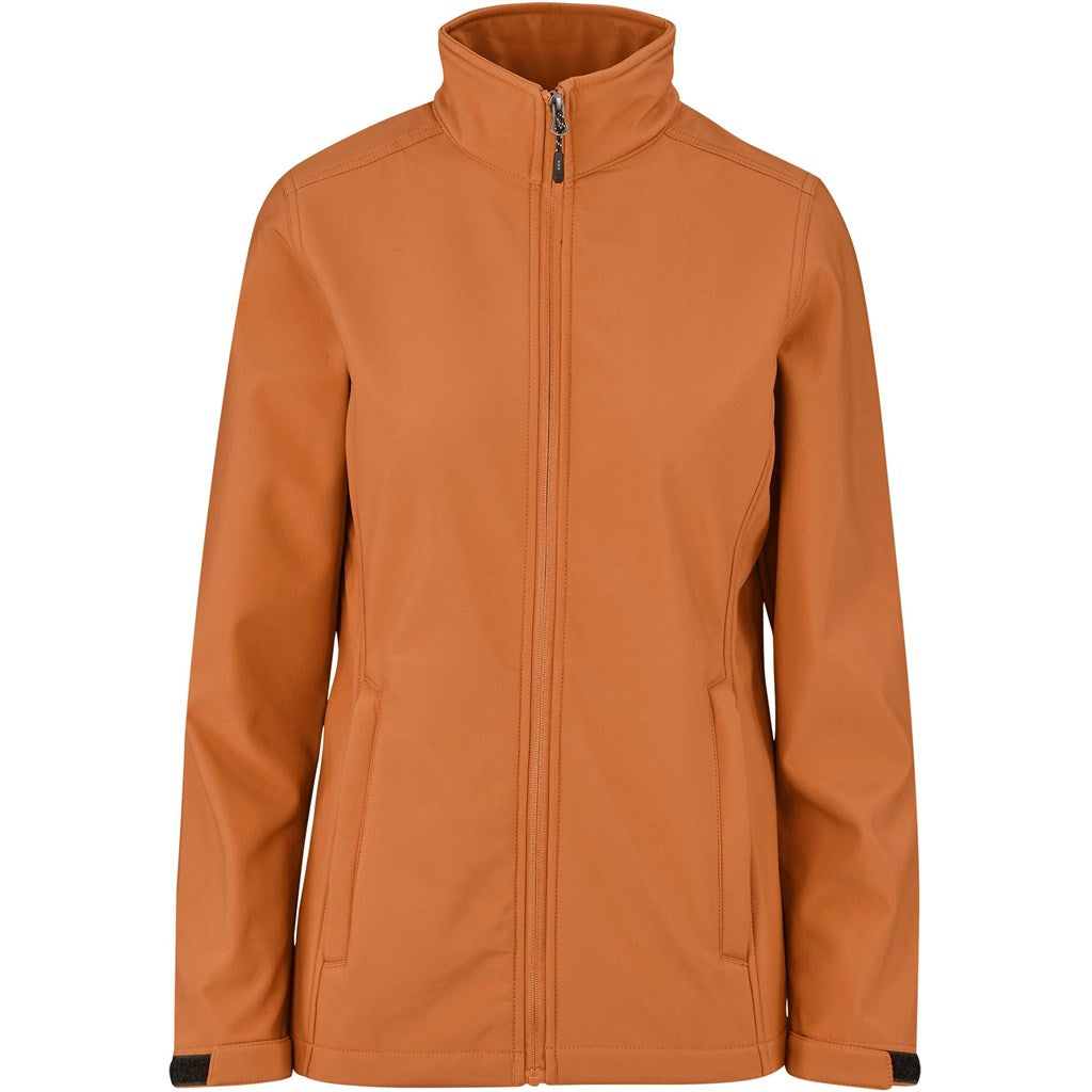 Ladies Maxson Softshell Jacket - Orange - ORANGE