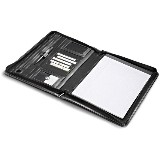 Altitude Eastbrook A4 Zip-Around Folder - BLACK