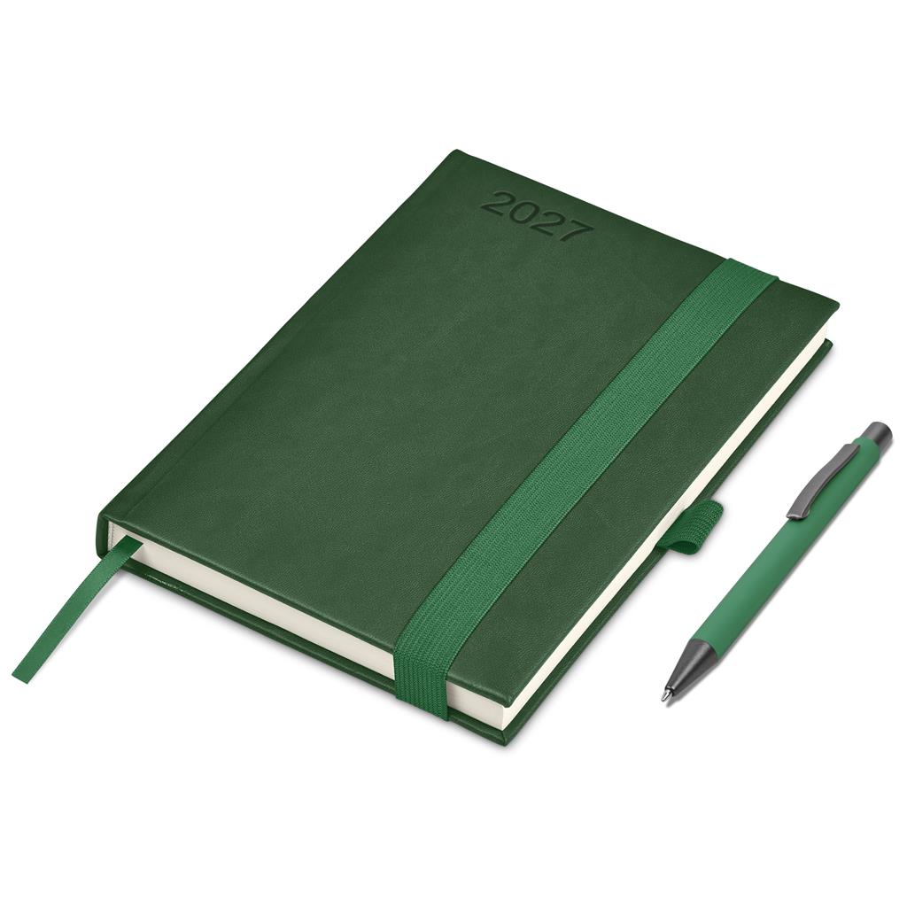 Altitude Advantage A5 2027 Diary And Omega Pen Set - GREEN