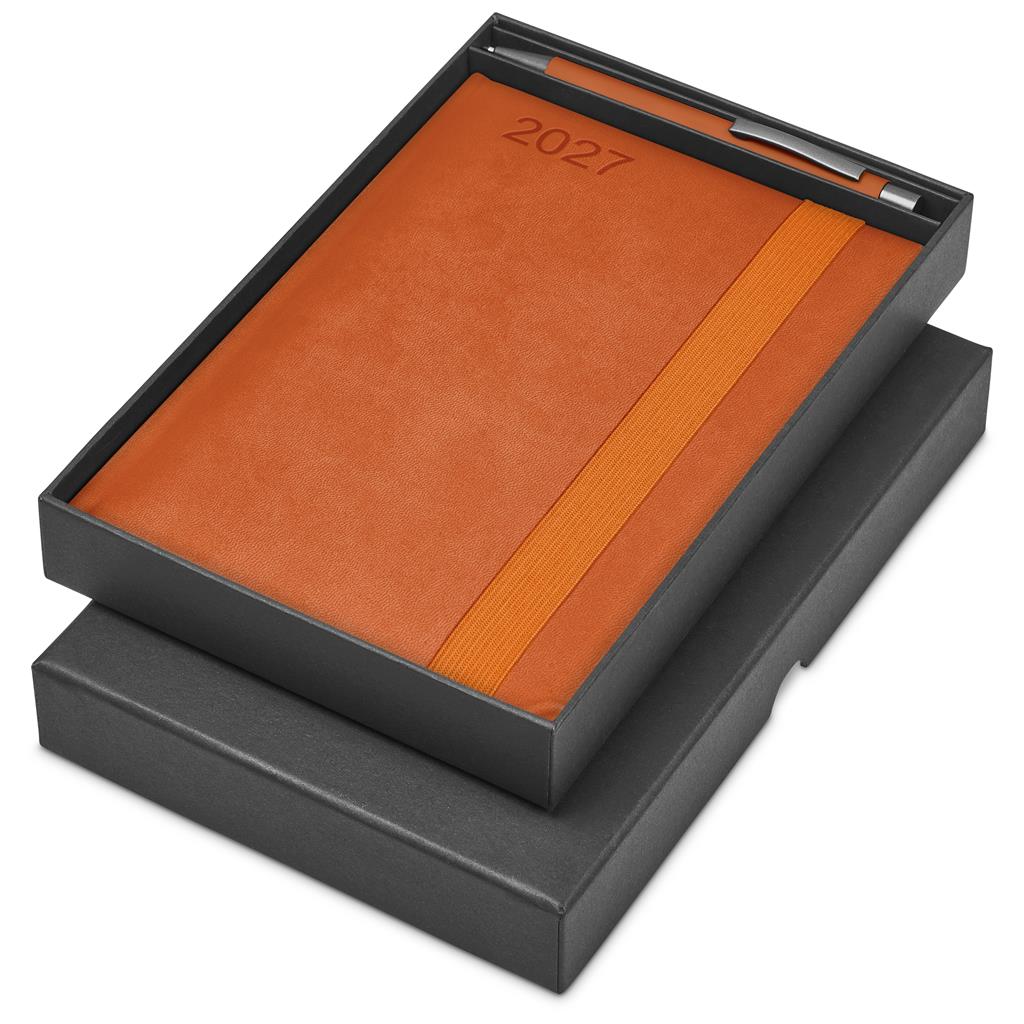 Altitude Advantage A5 2027 Diary And Omega Pen Set - ORANGE