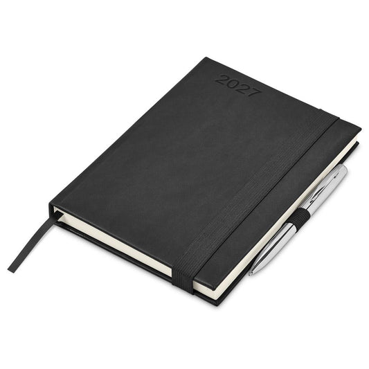 Altitude Advantage A5 2027 Diary And Cypher Pen Set - BLACK