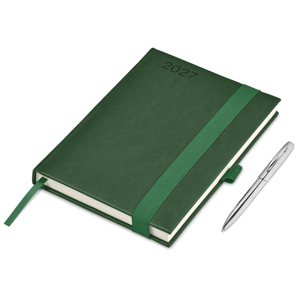 Altitude Advantage A5 2027 Diary And Cypher Pen Set - GREEN