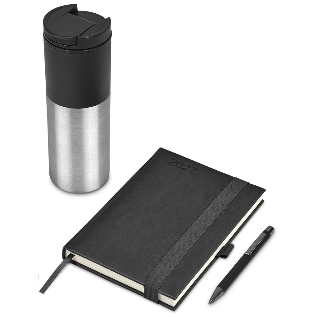 Altitude Tropism 2027 Diary Gift Set - BLACK