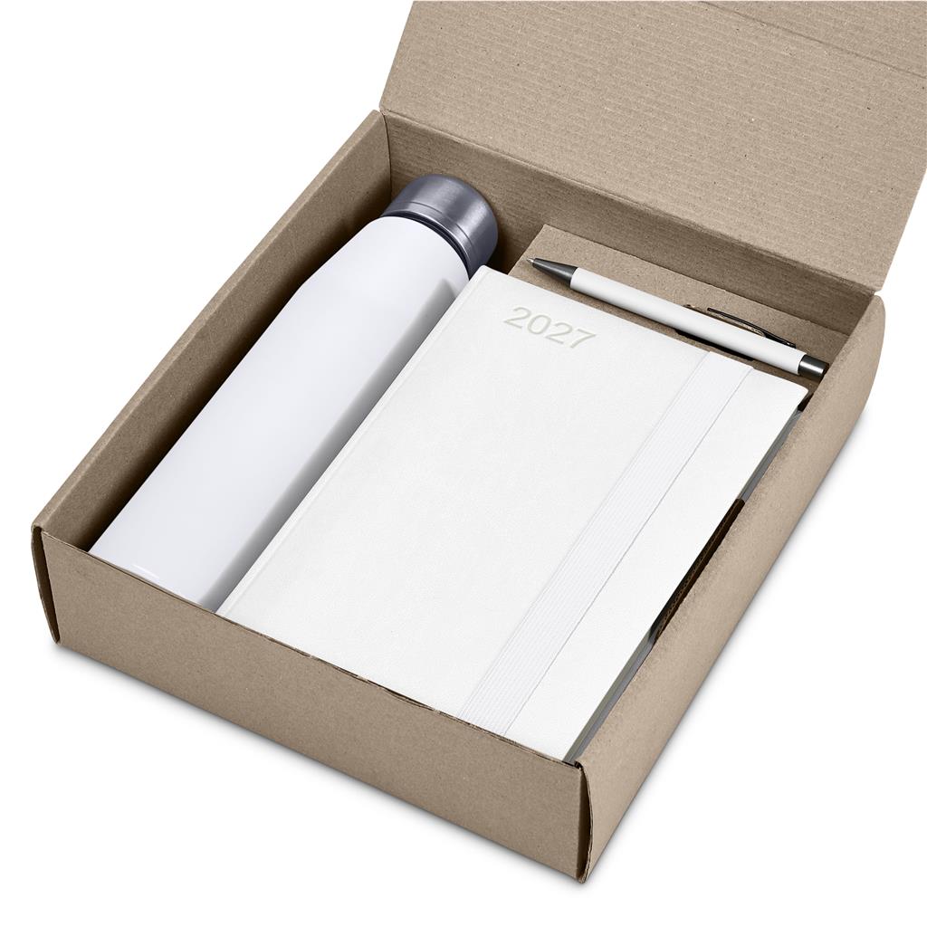 Altitude Holism 2027 Diary Gift Set - SOLID WHITE