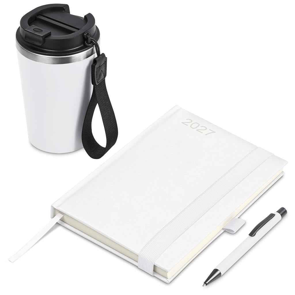 Altitude Echoism 2027 Diary Gift Set - SOLID WHITE