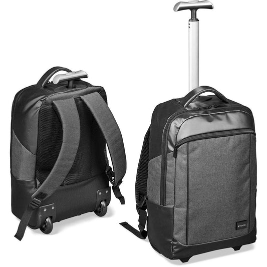 Nanotech Laptop Trolley Backpack - BLACK