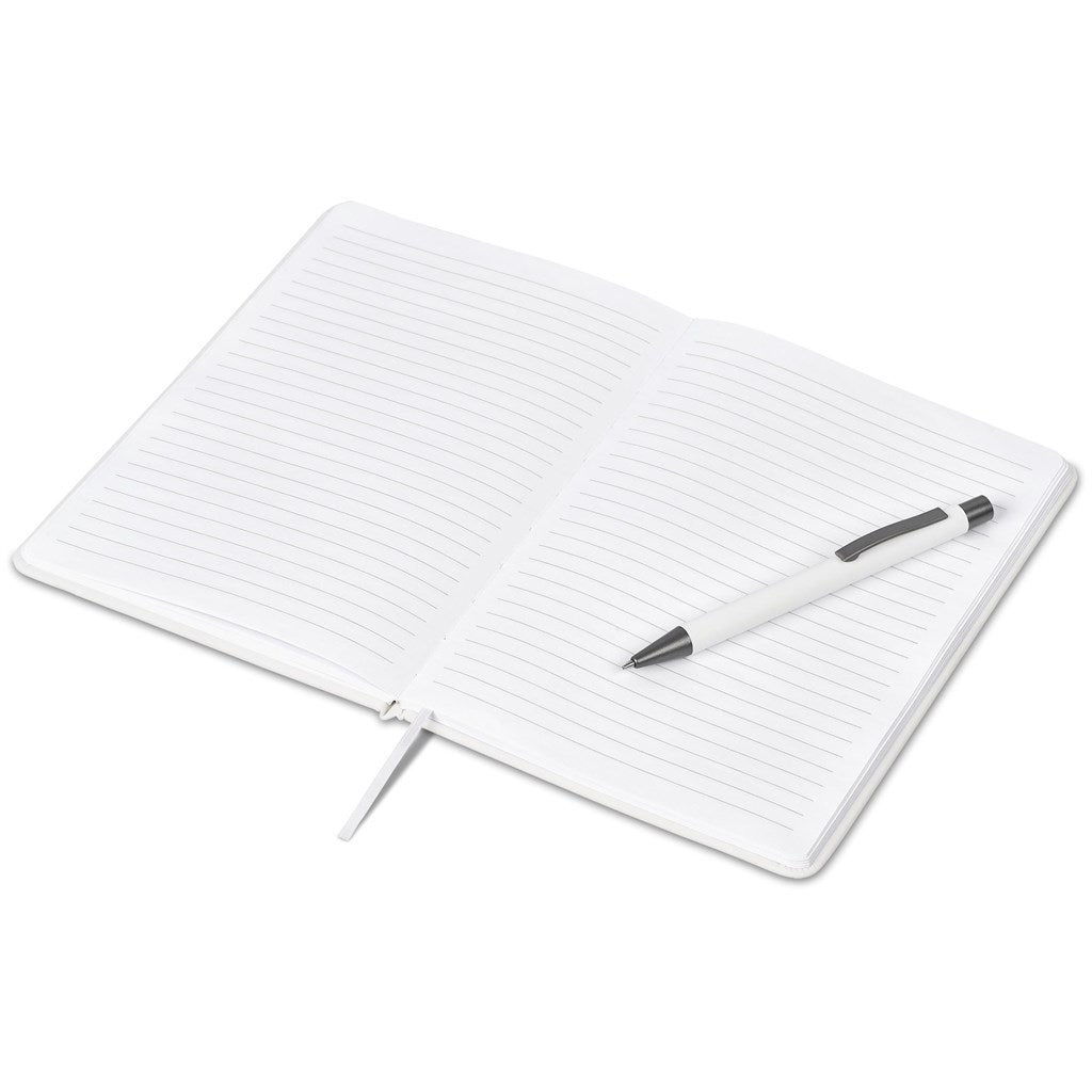 Viola Notebook & Pen Set - SOLID WHITE