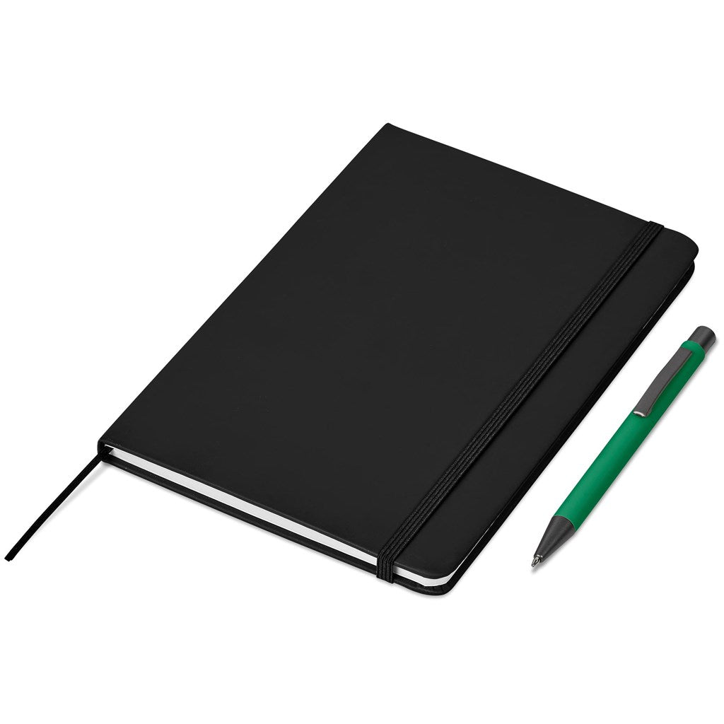 Dahlia Notebook & Pen Set - GREEN