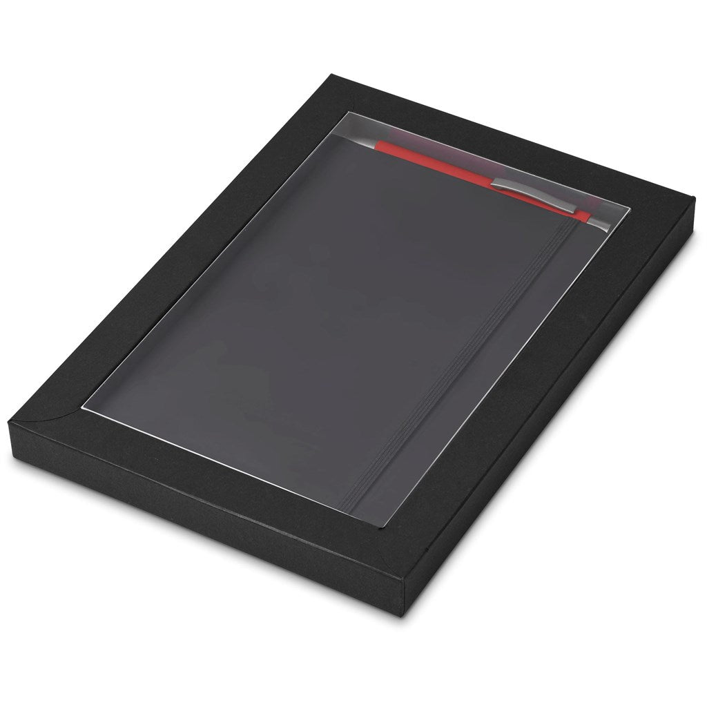 Dahlia Notebook & Pen Set - RED