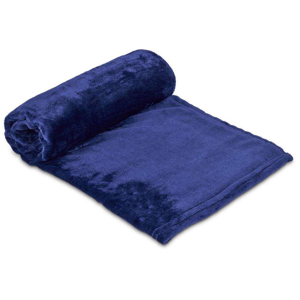 Serendipio Huron Fleece Blanket - NAVY