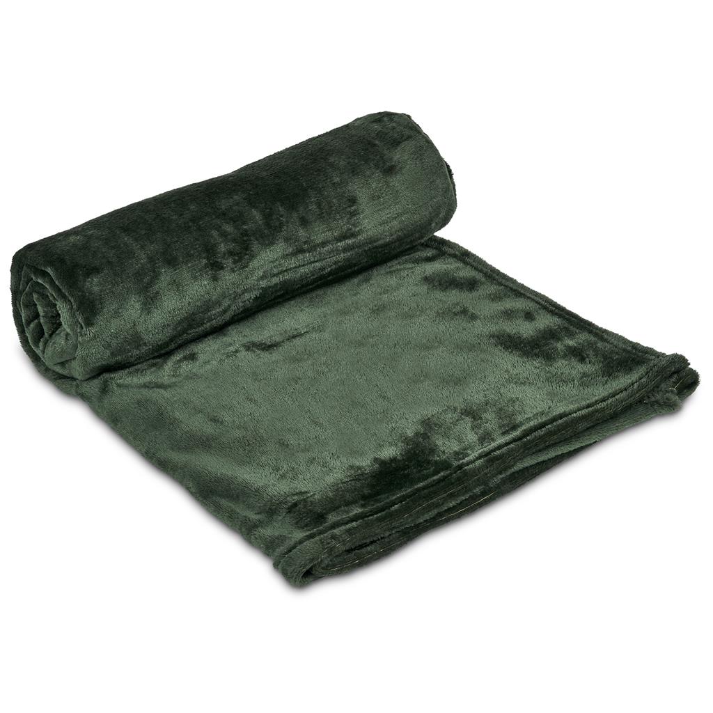 Serendipio Huron Fleece Blanket - OLIVE