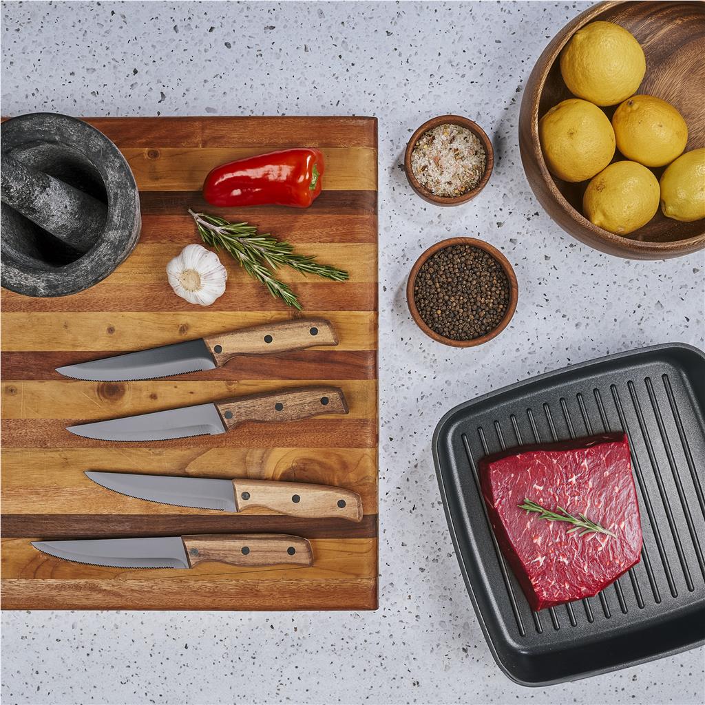 Andy Cartwright Ermelo Steak Knife Set - BLACK