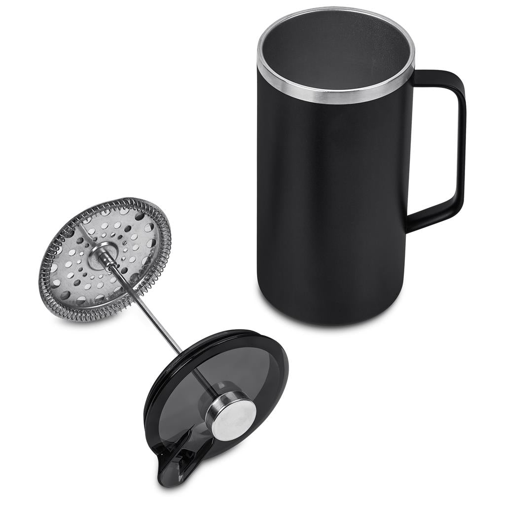 Alex Varga Rostov Stainless Steel Vacuum Coffee Plunger - 950ml - BLACK