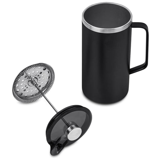Alex Varga Rostov Stainless Steel Vacuum Coffee Plunger - 950ml - BLACK