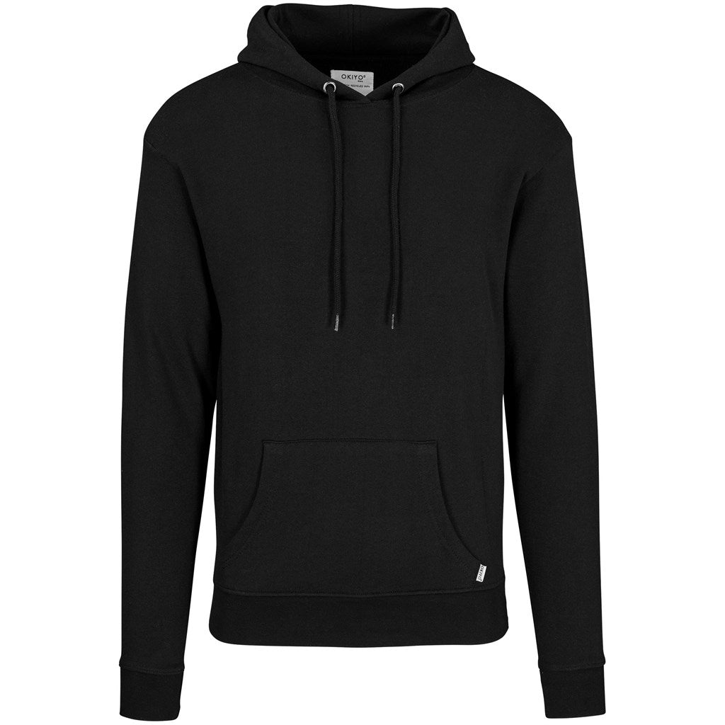 Mens Okiyo Kaizen Eco Hooded Sweater - BLACK