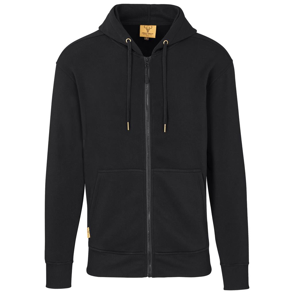 Mens Rift Hooded Sweater - BLACK