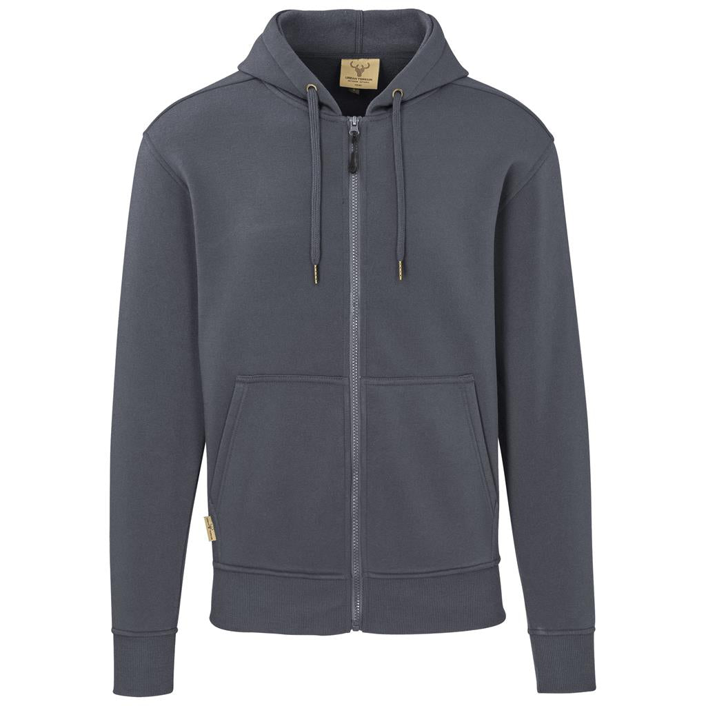 Mens Rift Hooded Sweater - CHARCOAL