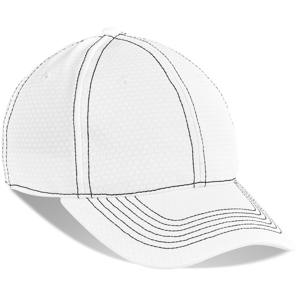 Augusta Fitted Cap - 6 Panel - WHITE