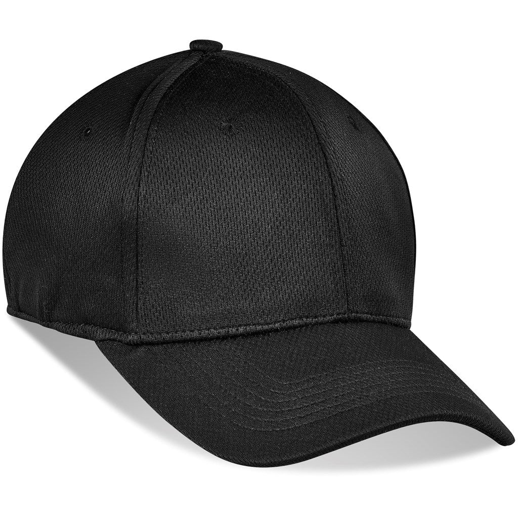 Ace Fitted Cap - 6 Panel - BLACK