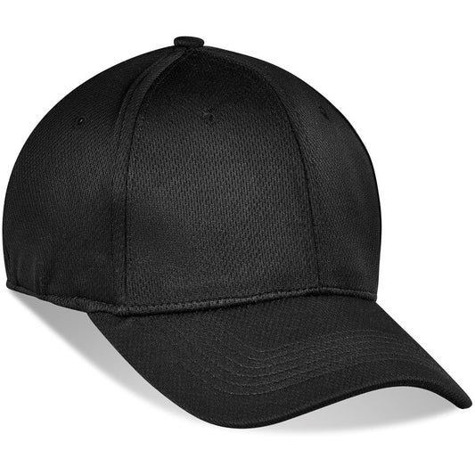 Ace Fitted Cap - 6 Panel - BLACK