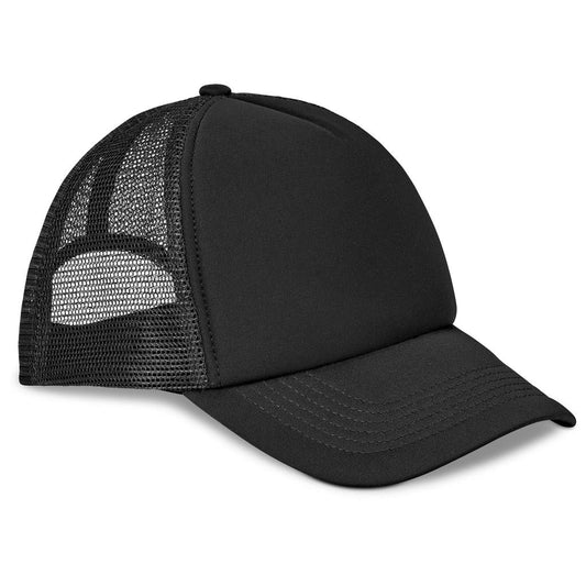 Vibe Foam Trucker Cap - 5 Panel - BLACK