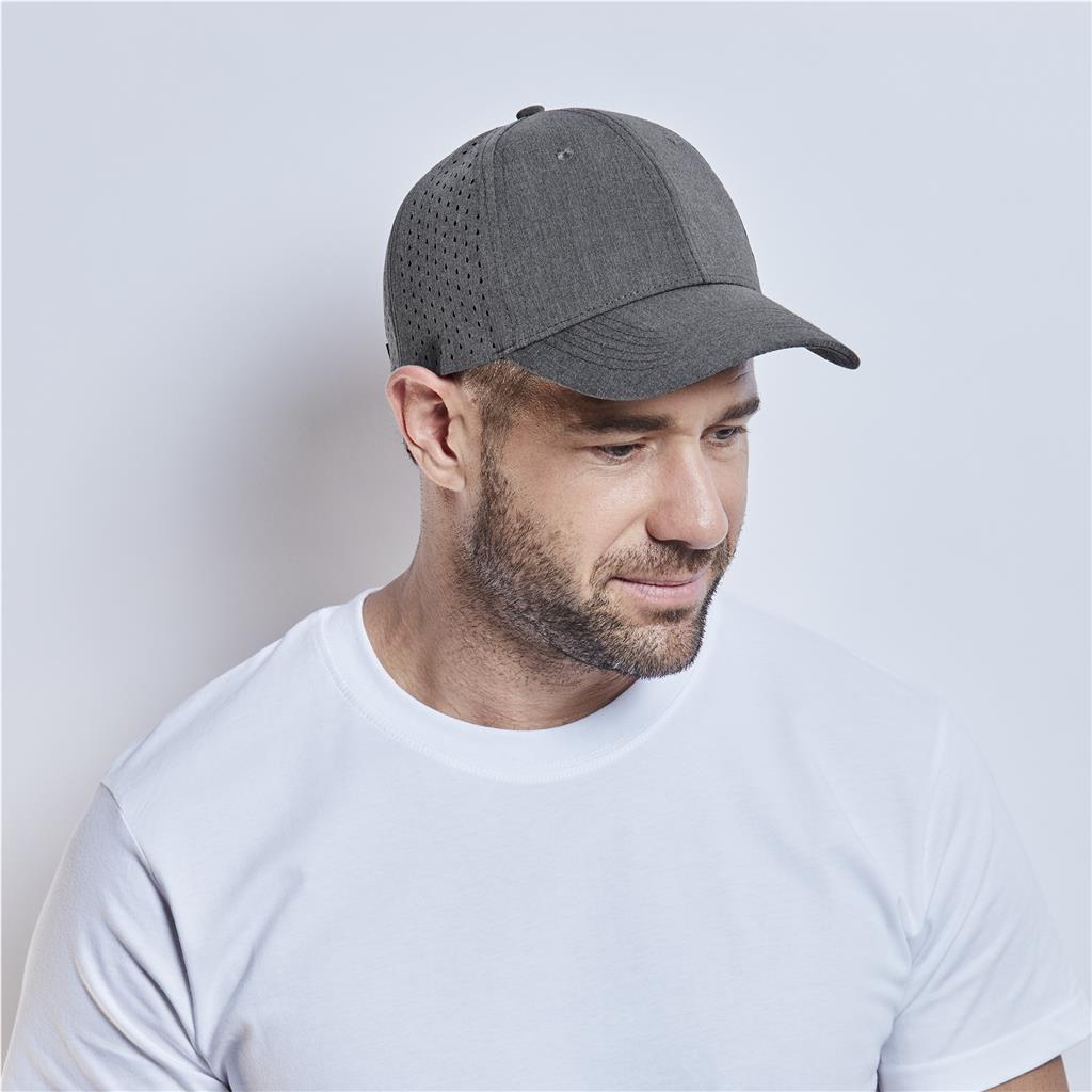 Fusion Laser Cap - 6 Panel - CHARCOAL