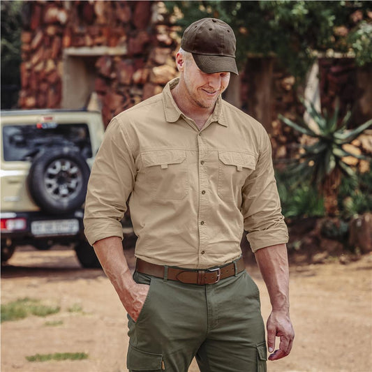Urban Terrain Sondela Oilskin Cap - 6 Panel - CHARCOAL