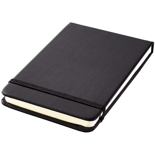 Altitude Discovery A6 Hard Cover Flip Notebook - BLACK