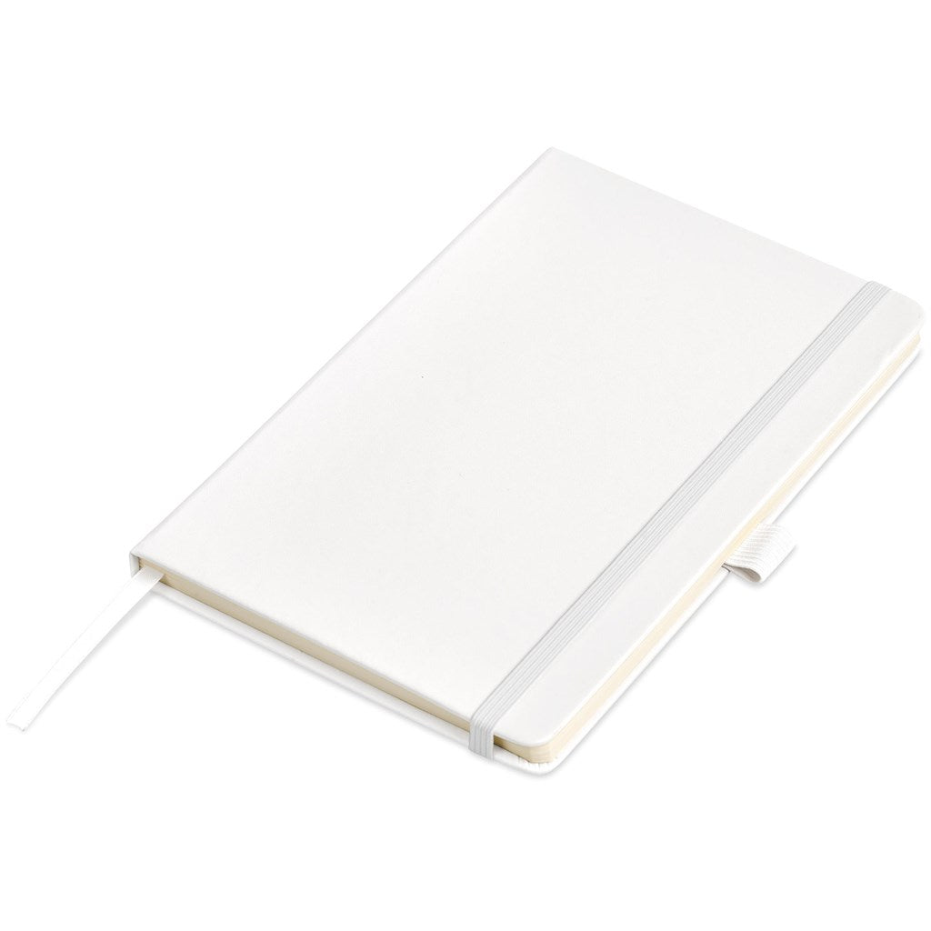 Altitude Stanford A5 Hard Cover Notebook - SOLID WHITE