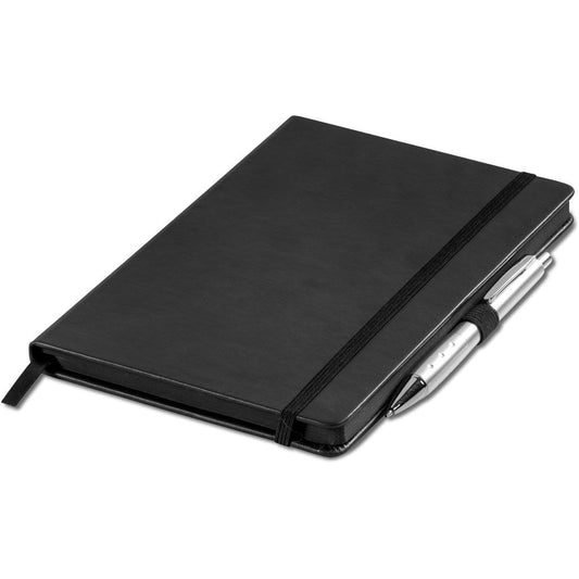Altitude Prominence A5 Hard Cover Notebook - BLACK