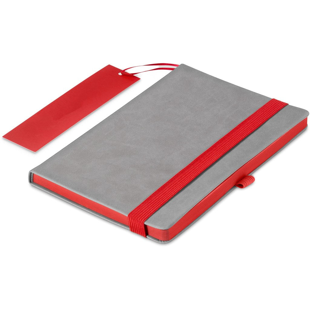 Altitude Colourblock A5 Soft Cover Notebook - RED
