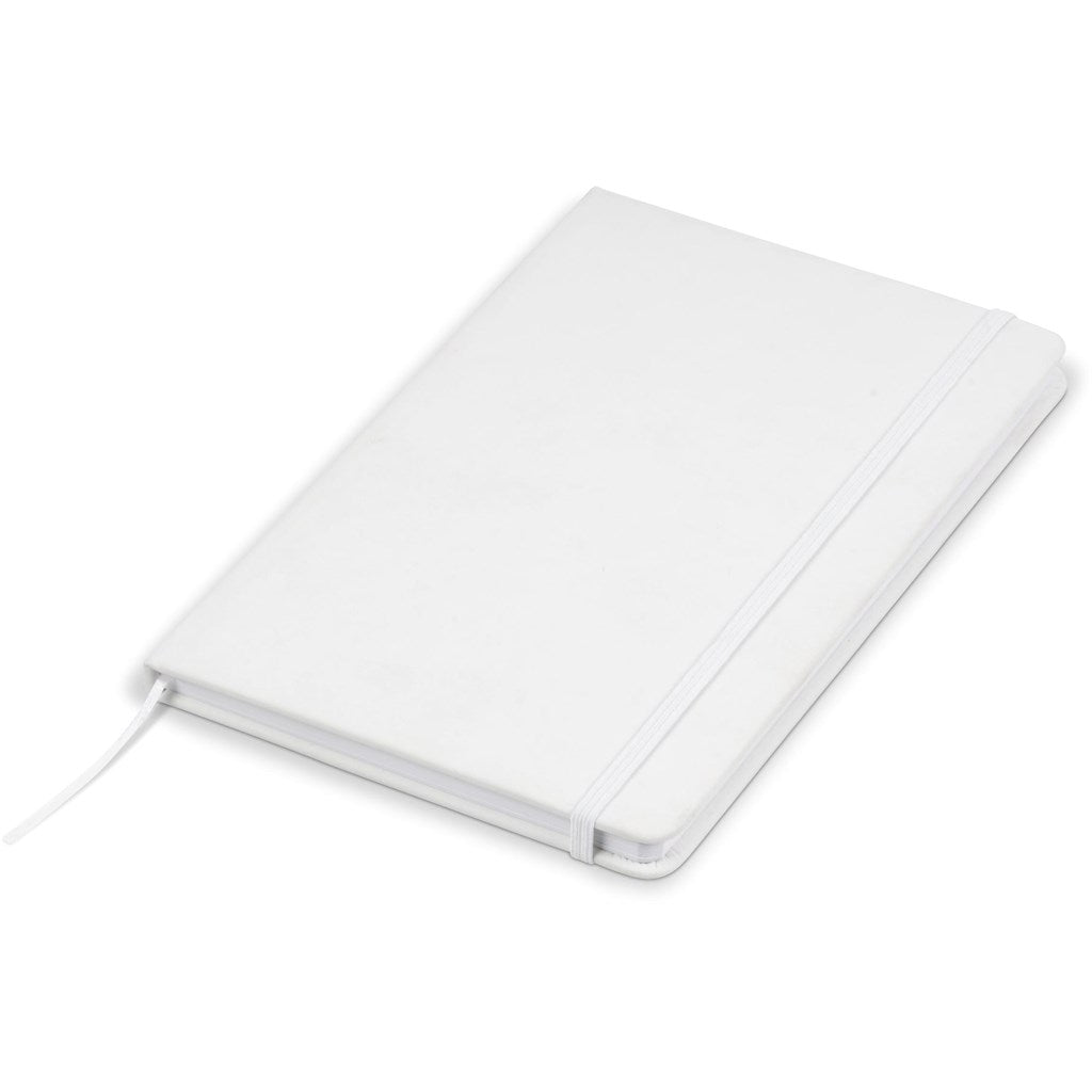 Altitude Omega A5 Hard Cover Notebook - SOLID WHITE