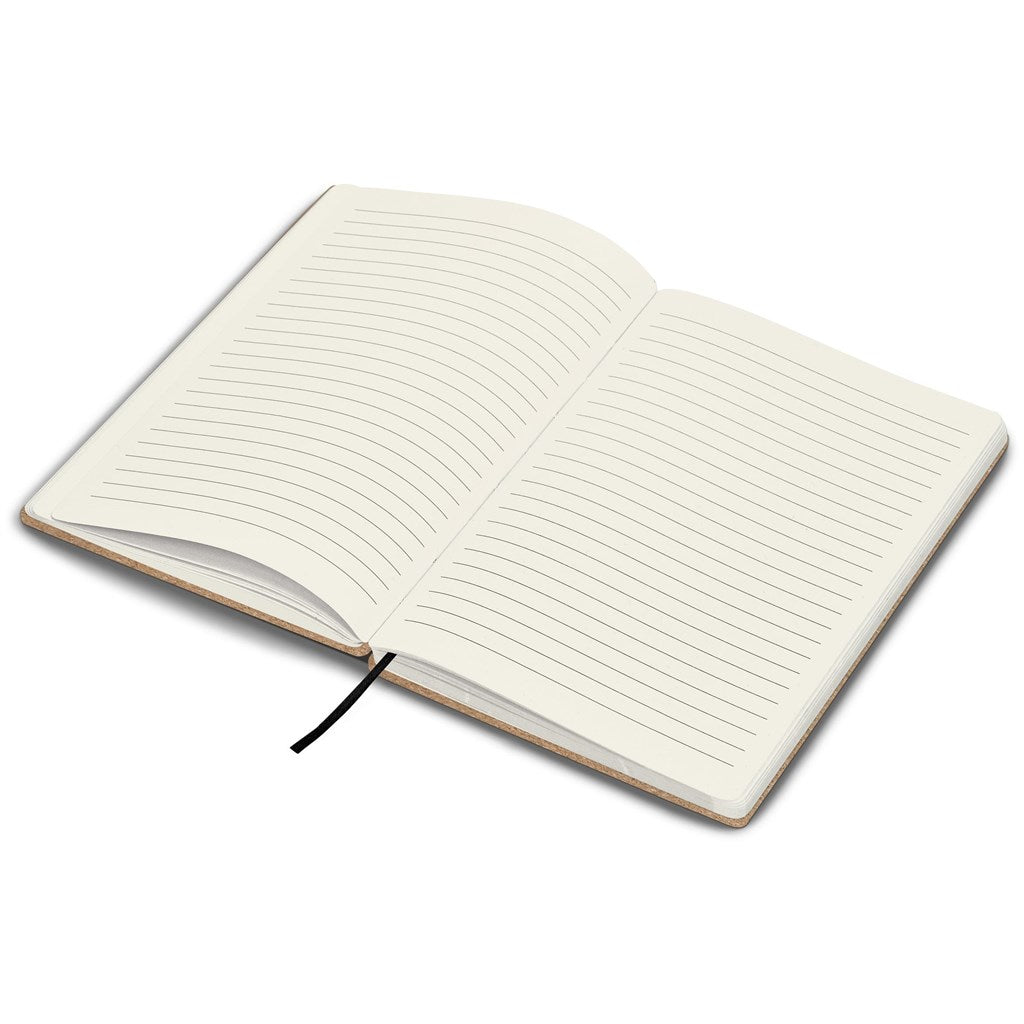 Okiyo Sakura Cork A5 Hard Cover Notebook - BLACK
