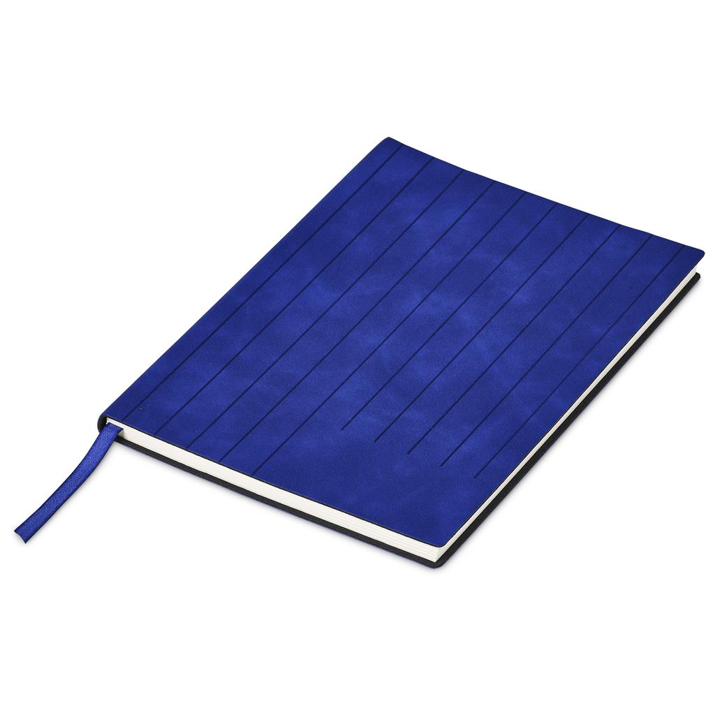 Altitude Pinstripe A5 Soft Cover Notebook - BLUE